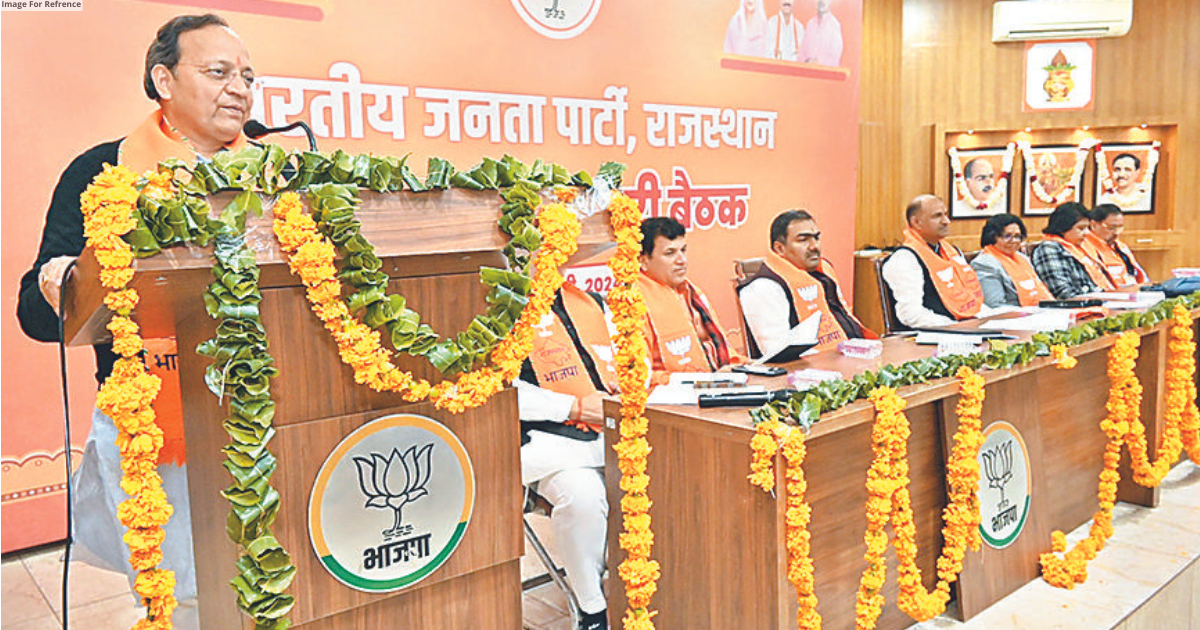 CM Sharma iterates 5 pledges for BJP workers to be taken to people
